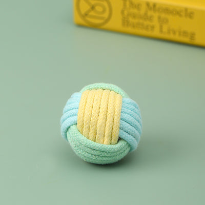 Juguete Interactivo de Pelota de Algodón para Gatos - Entretenimiento y Limpieza Dental - Image 3