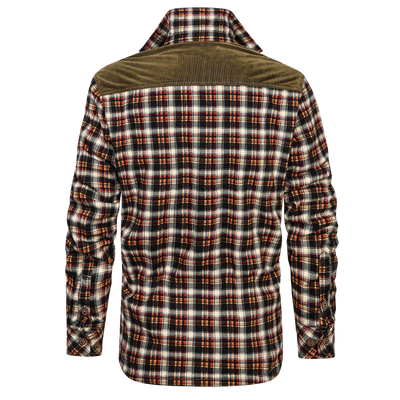 Camisa de Cuadros Gruesa y Cálida - Manga Larga Suelta y Cómoda - Image 7
