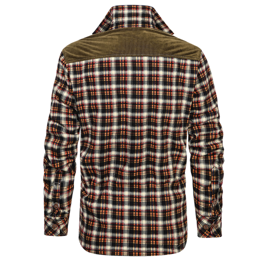 Camisa de Cuadros Gruesa y Cálida - Manga Larga Suelta y Cómoda - Image 7
