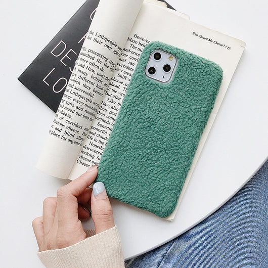 Funda de Tela de Felpa de Cordero para Teléfono Móvil - Image 10
