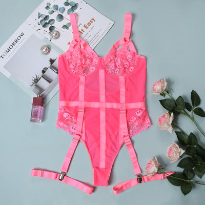 Enterizo Sensual de Encaje Europeo - Diseño Atrevido para Noches Especiales - Image 6