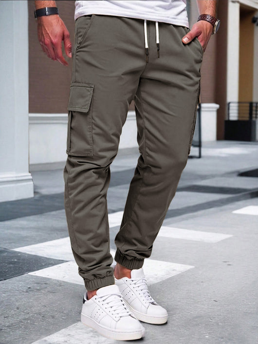 Pantalones de Trabajo Elásticos con Cintura Ajustable - Image 9