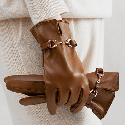 Guantes Térmicos para Mujer con Forro Polar y Palma de PU - Image 5