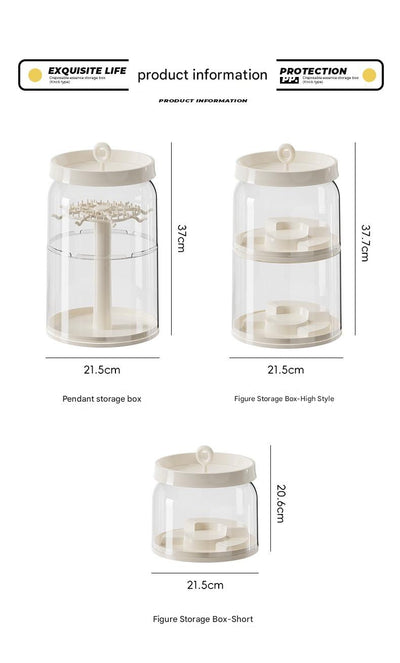 Vitrina Giratoria para Figuras Labubu y Blind Box con Funda Protectora - Image 15