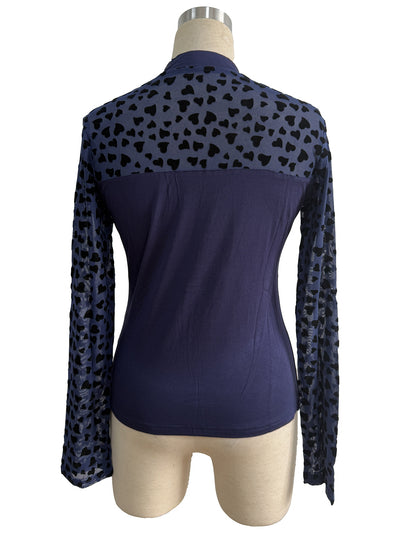 Playera Base Slim Fit con Malla Cosida de Manga Larga - Image 11