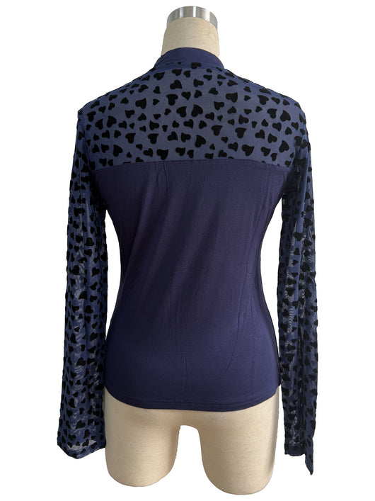 Playera Base Slim Fit con Malla Cosida de Manga Larga - Image 11