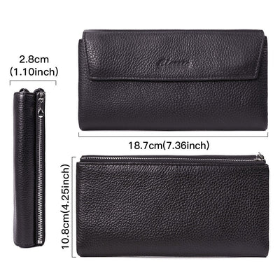 Billetera de Cuero Genuino Premium - Cartera Manual de Piel de Res - Image 2