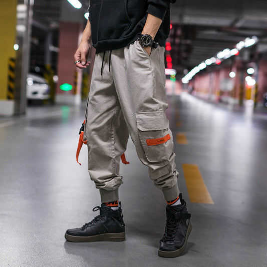 Overol Casual Holgado para Hombre con Bolsillos