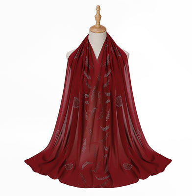 Pañuelo Elegante con Strass Cerrado para Mujer - Accesorio de Moda Versátil - Image 11