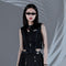 Chaleco Deconstructido Reflectante Negro Hider para Mujer