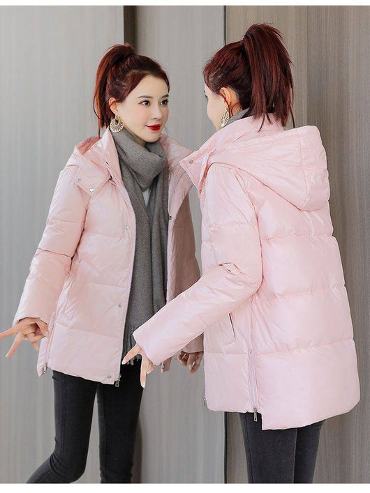 Chaqueta Acolchada Corta Suelta con Relleno Sintético - Image 18
