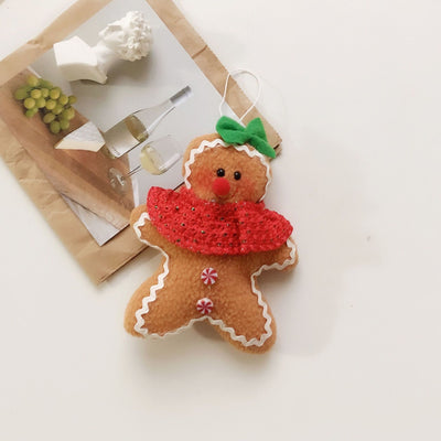 Muñeco Decorativo Navideño de Jengibre Suave - Adorno Festivo - Image 3
