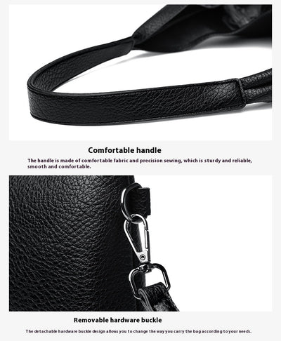 Bolso Retro de Cuero Suave con Gran Capacidad para Llevar al Hombro - Image 15