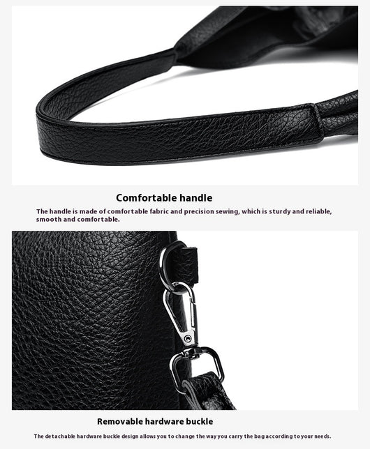 Bolso Retro de Cuero Suave con Gran Capacidad para Llevar al Hombro - Image 15