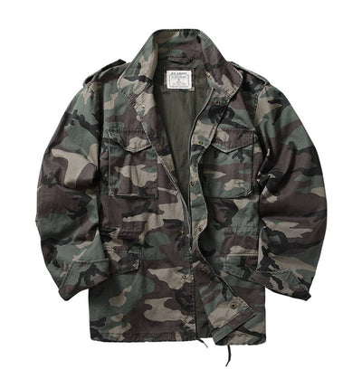 Chaqueta de Trabajo Estilo Retro Americano para Hombre - Image 14