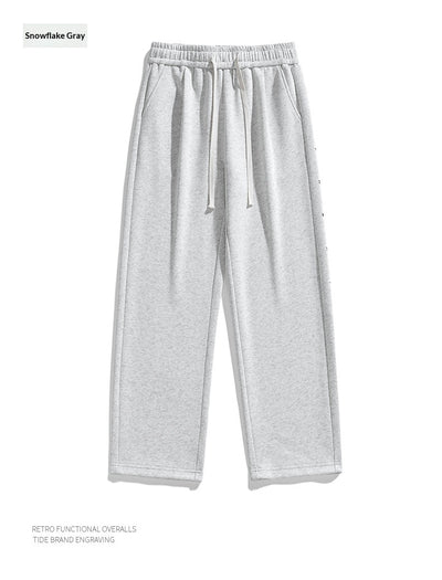 Pantalones Rectos Holgados Estilo Japonés para Hombre - Image 7