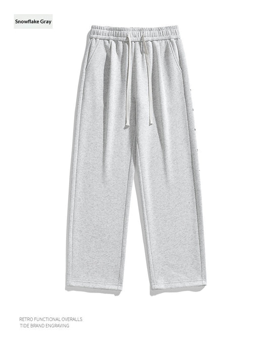Pantalones Rectos Holgados Estilo Japonés para Hombre - Image 7
