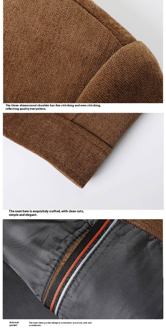 Saco Casual de Solapa para Hombre Maduro - Image 8