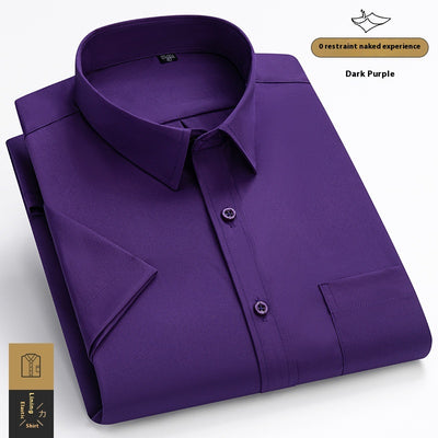 Camisa Manga Corta Elástica Ice Silk para Hombre - Image 14