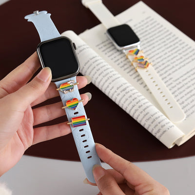 Reloj de Pared Metal Arcoíris con Amor y Diseño Infantil - Image 2