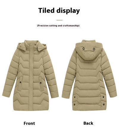 Abrigo Térmico Ajustado Reductor para Mujer - Algodón Premium Invierno - Image 15