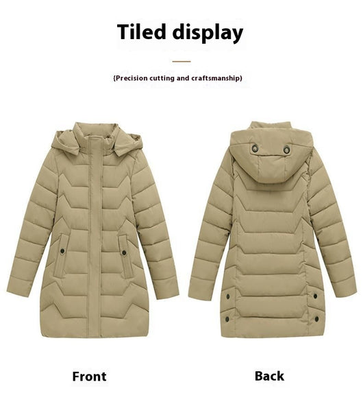 Abrigo Térmico Ajustado Reductor para Mujer - Algodón Premium Invierno - Image 15