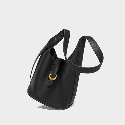 Bolso de Cuero Genuino con Asa de Hombro - Image 7
