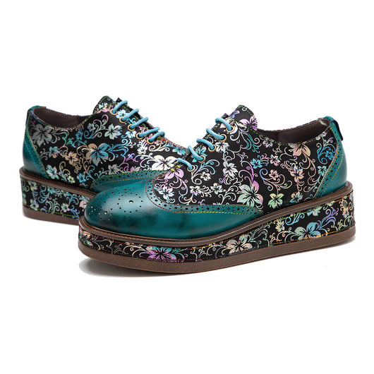 Zapatos Plataforma Retro Casuales con Altura para Mujer - Image 11