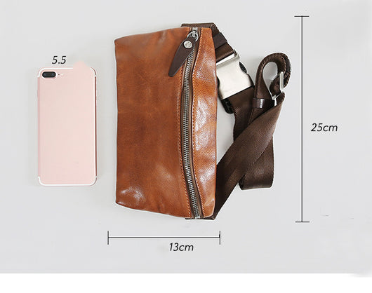 Bolsa Mensajero de Cuero Genuino para Hombre - Estilo Casual y Profesional - Image 2