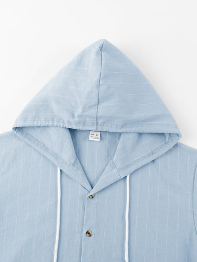 Cardigan Slim Fit con Capucha para Hombre - Casual y Versátil - Image 30