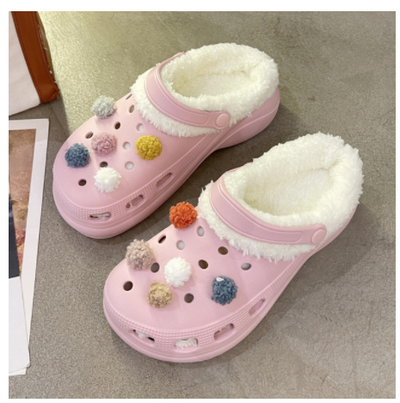 Pantuflas Tipo Pastel de Esponja con Suela Gruesa y Forro de Algodón - Image 18
