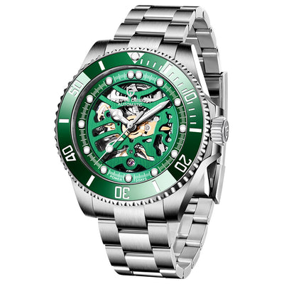 Reloj Mecánico PAGANI con Correa de Acero Inoxidable - Image 8