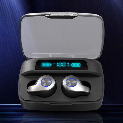 Auriculares Inalámbricos Bluetooth con Pantalla de Potencia - Image 4