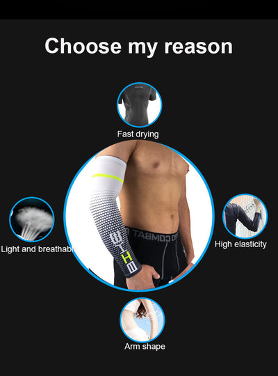 Protectores de Brazo Transpirables para Ciclismo y Baloncesto - Image 3