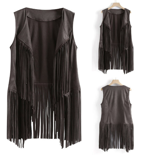 Chaleco Sleeveless con Borlas para Mujer - Image 38