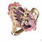 Olive Verde Ring Rosado US10