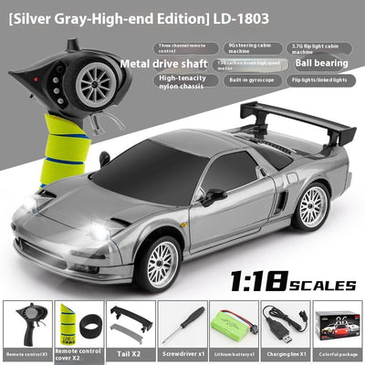Auto de Carreras RC 2.4G con Luces LED y Función Volteo - Image 7