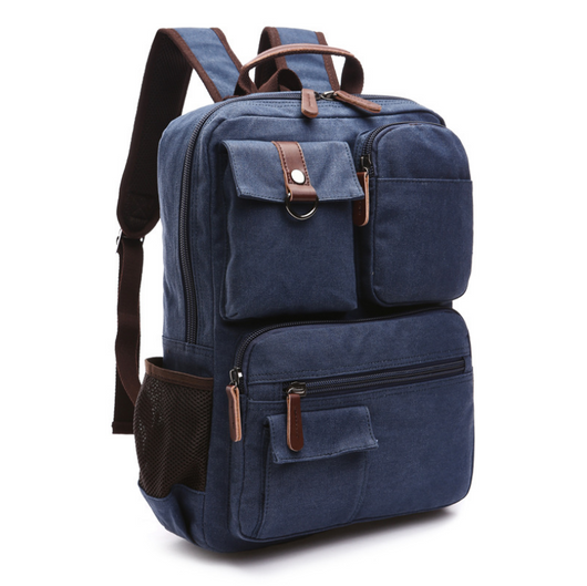 Mochila Universitaria Canvas 15 Pulgadas - Bolsa Laptop Resistente para Estudiantes - Image 13