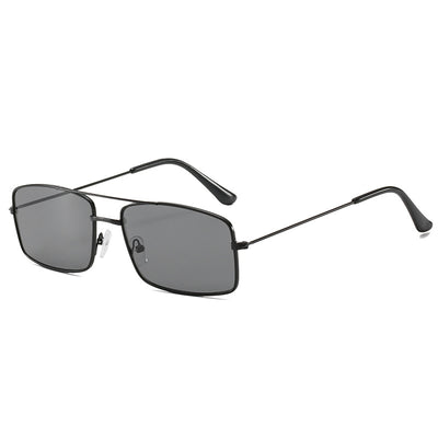 Gafas Retro de Doble Puente Cuadradas - Image 4
