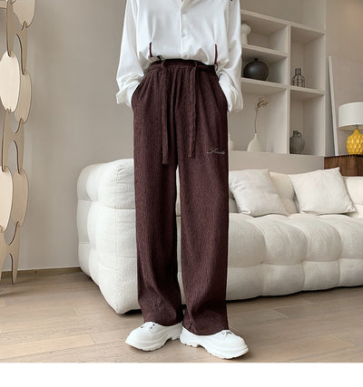 Pantalones Anchos Plisados Holgados - Image 14