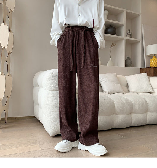Pantalones Anchos Plisados Holgados - Image 14