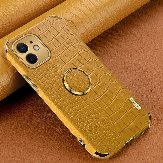 Funda Teléfono Cuero 6D con Acabado Plateado y Patrón - Image 11