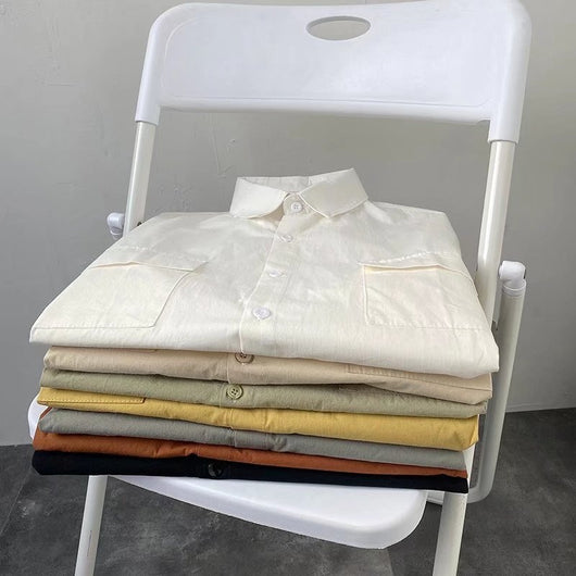 Camisa de Trabajo Coreana para Hombre - Estilo Moderno y Versátil - Image 15