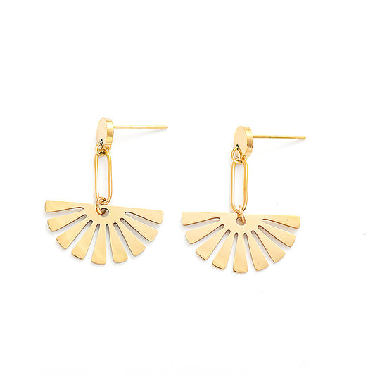 Aretes Abanico para Mujer - Tendencia de Europa y América