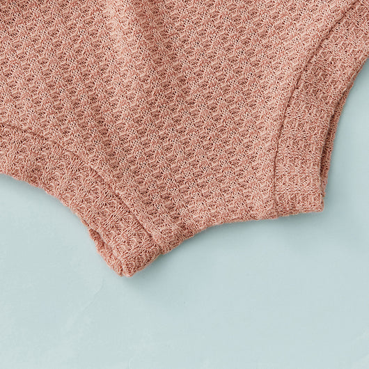 Conjunto Deportivo Casual Textura Waffle Colores Sólidos - Image 10
