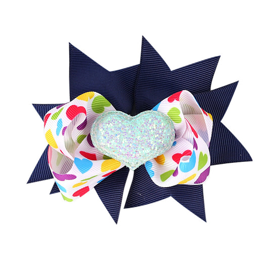 Pasador de Moño Infantil Multicapa con Detalle de Amor - Image 21