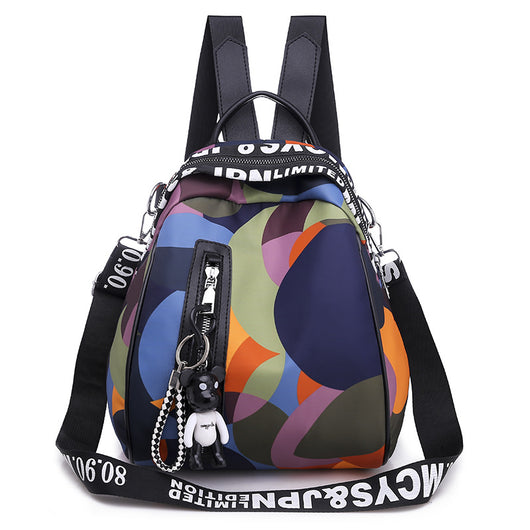 Mochila Mujer Camuflaje Oxford - Estilo Coreano Casual para Viajes - Image 4