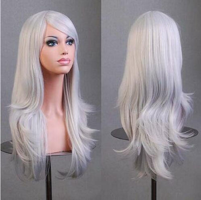Peluca Cosplay Anime Larga Dorada - Estilo Europeo Premium - Image 9