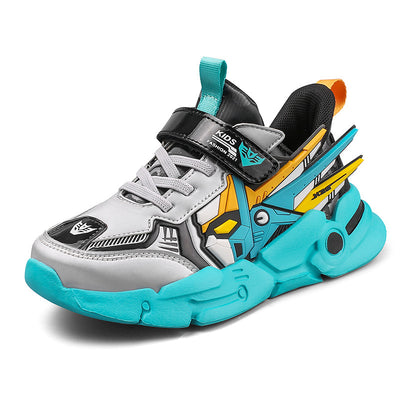 Zapatillas Deportivas Infantiles de Cuero con Velcro - Comodidad y Estilo para Niños - Image 8