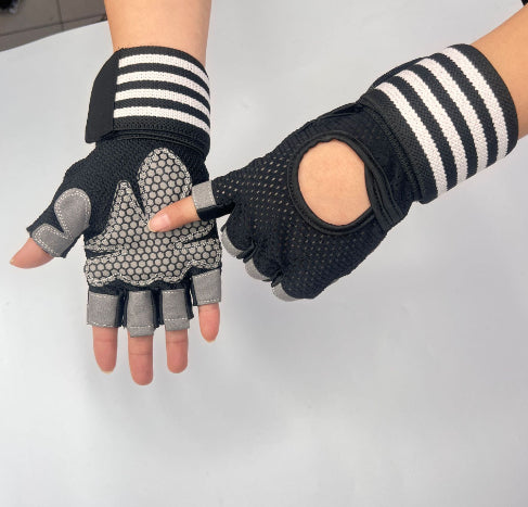 Guantes de Medio Dedo para Ciclismo y Fitness al Aire Libre para Hombre - Image 9